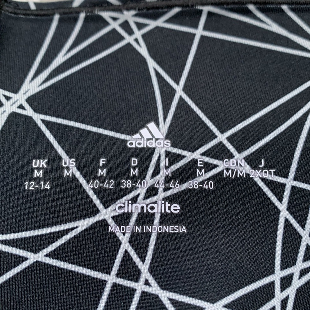 Adidas x Wanderlust Festival 3/4 black/clonix design Medium nwt - Picture 11 of 16